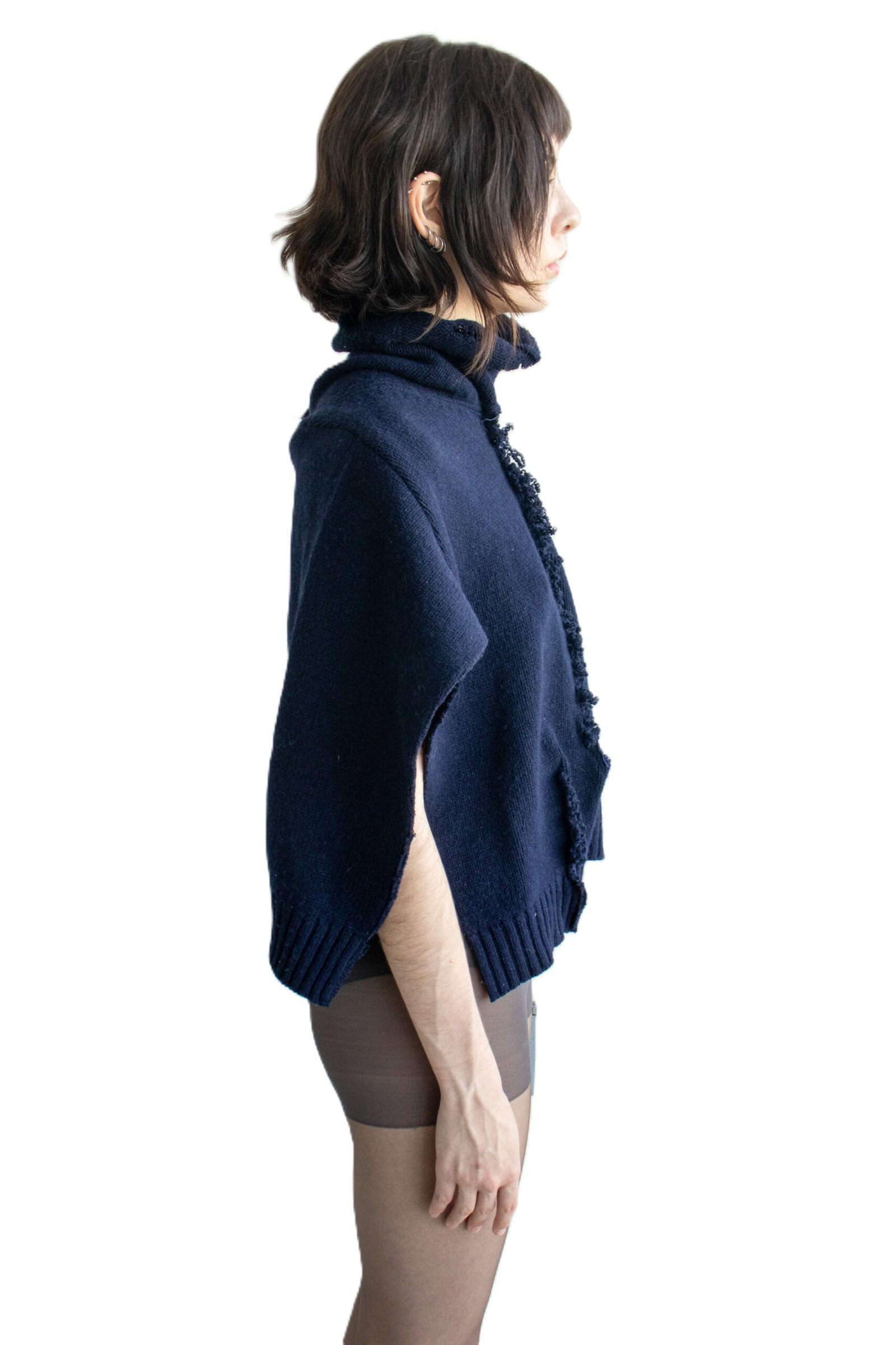 Knitted Poncho - Image 2