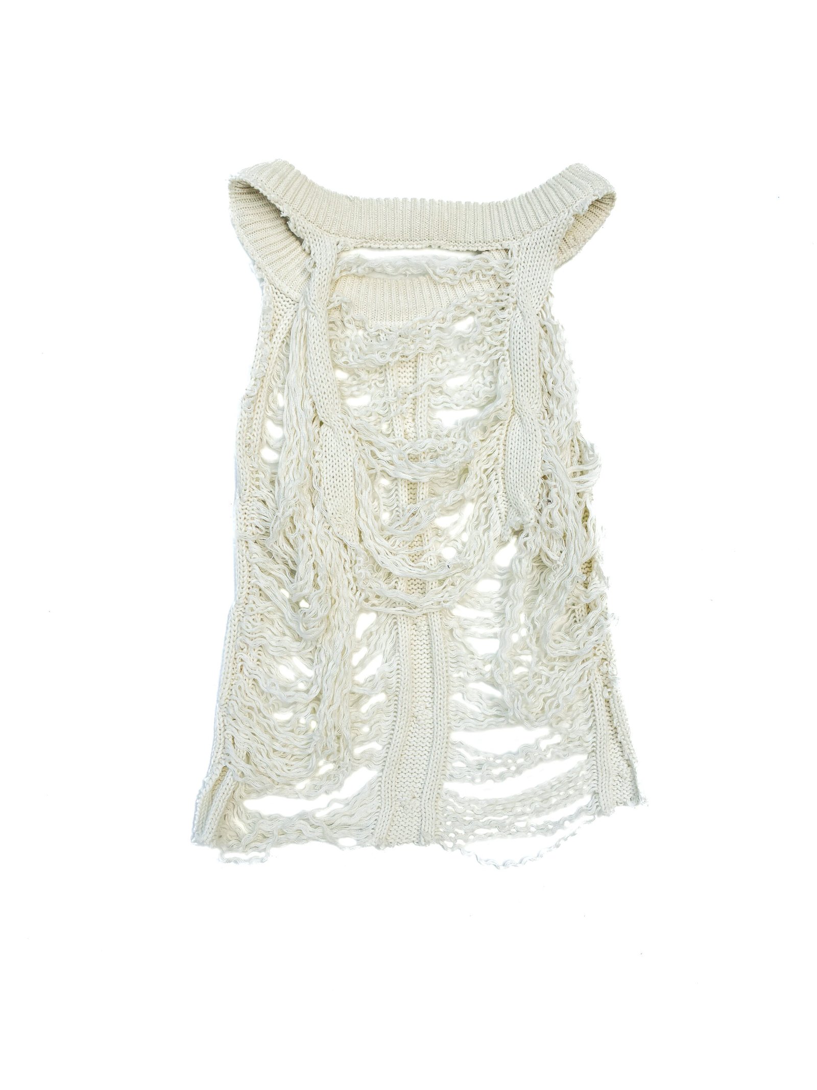 Cropped Knitted Tank Top - Image 6