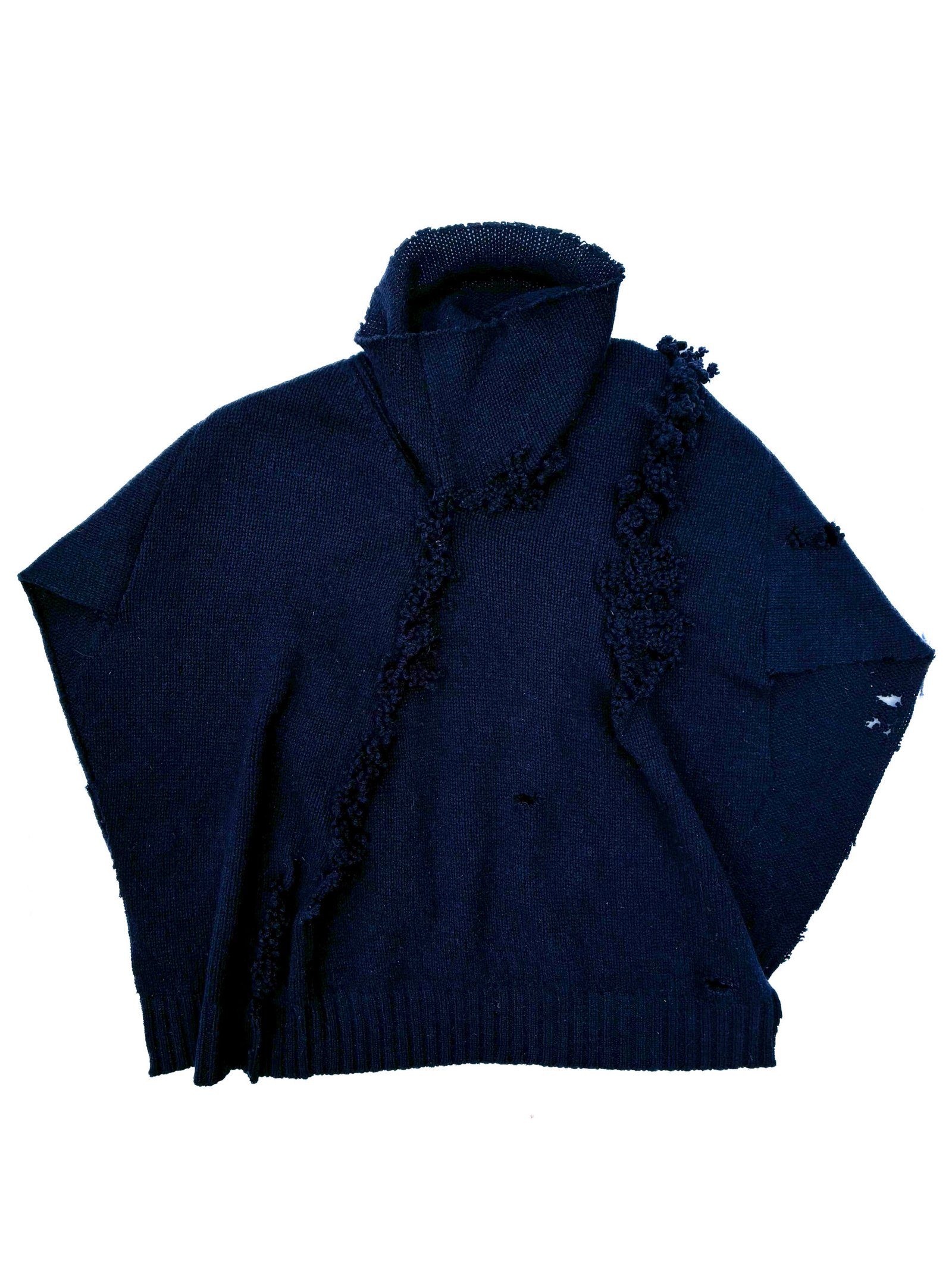 Knitted Poncho - Image 6